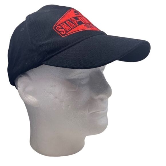 Snap On Tools red black embroidered 100% cotton strap back hat - Picture 9 of 9